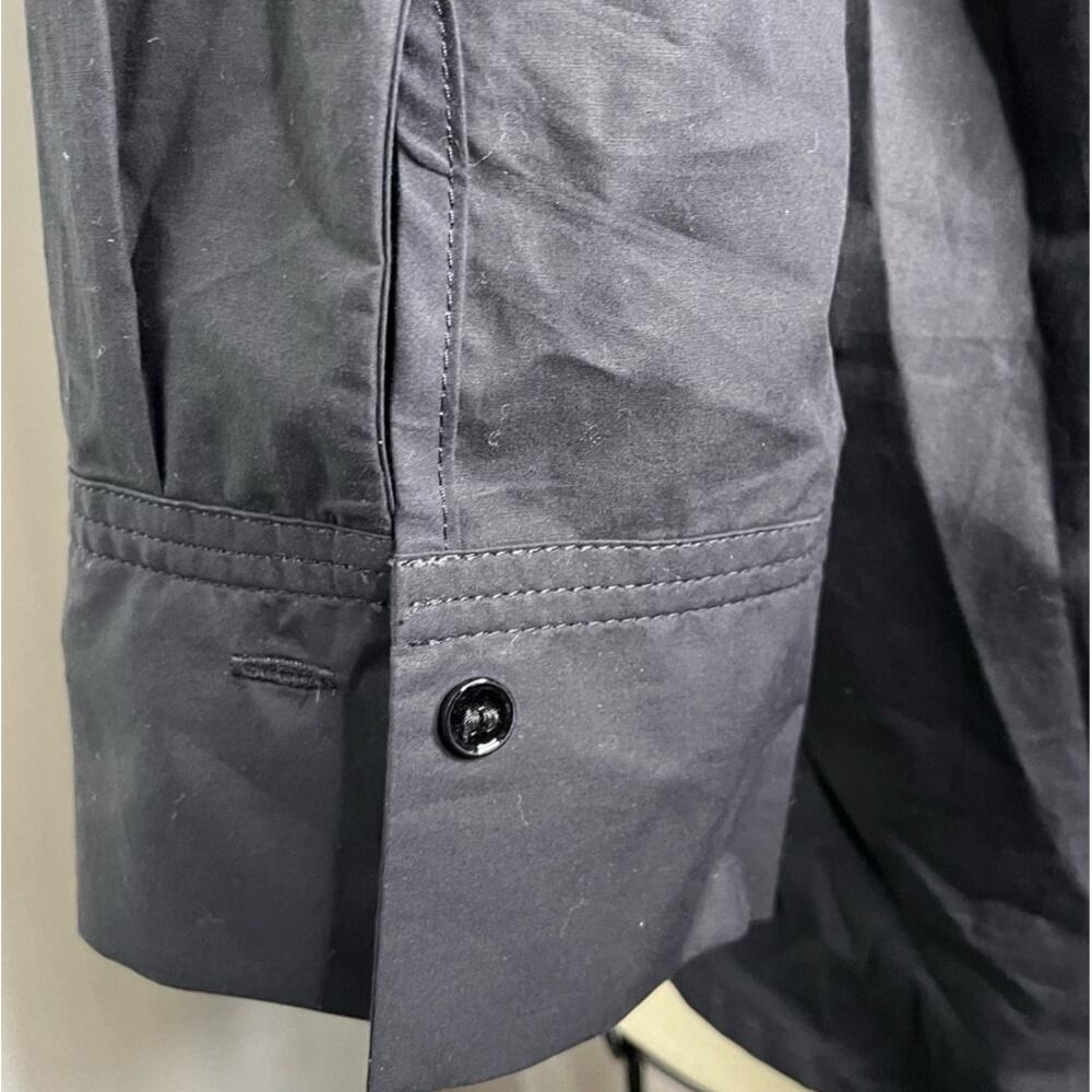 Sandro Paris Black Single Button Collared Blouse … - image 4